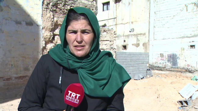 TRT Haber muhabiri Elif Akkuş, Libya.